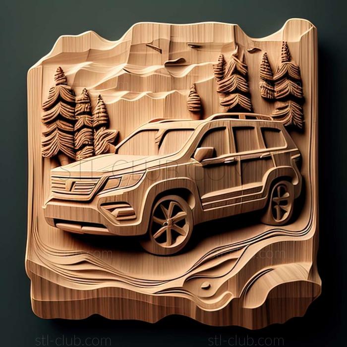 3D мадэль Honda Pilot (STL)